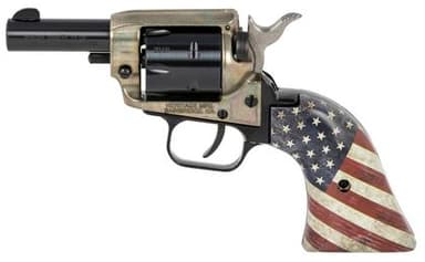 Heritage Barkeep II .22 LR Revolver - American Flag Grip, Compact Tradition