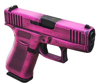 G43X Pink Cerakote 9mm Sub-Compact Pistol - 10-Round Powerhouse