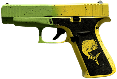 Glock G43X 9mm 3.41in Mahi Cerakote