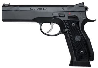 CZ A01-LD Elite 9mm SAO Pistol, Optic Ready - 19rd Precision Mastery