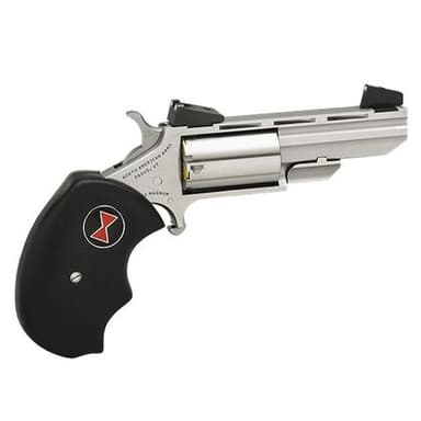 NAA Black Widow .22 LR Compact Revolver - Stainless & Adjustable