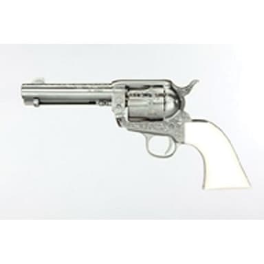 Taylors & Co Outlaw Legacy .357 Mag Revolver - Nickel Engraved