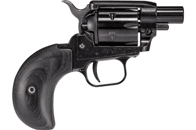 Heritage Barkeep Boot .22 LR SAO Revolver - Compact 6rd Black Wood
