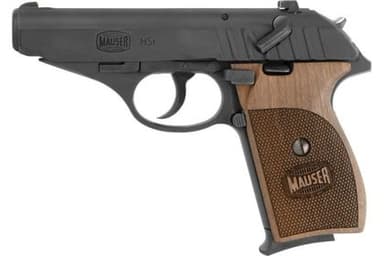 BLG Mauser HSr .22 LR 3.5in Black Wood Grips