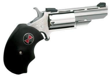 NAA Black Widow .22 LR Compact Revolver - Stainless SAO 5-Round