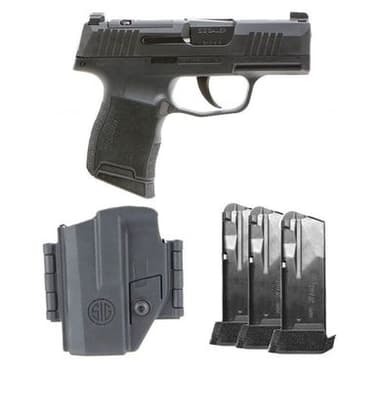 Sig Sauer P365 9mm Optic Ready Compact TACPAC - Black