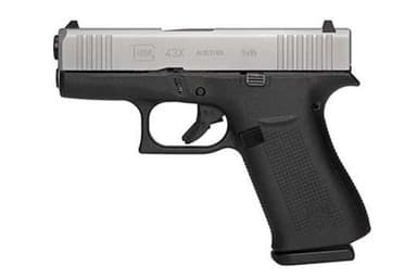 Glock G43X Gen 5 - Compact 9mm CC Pistol with Enhanced Safety & Grip
