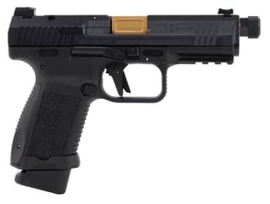Canik TP9 Elite Combat Exec 9mm Pistol - Black/Gold Finish