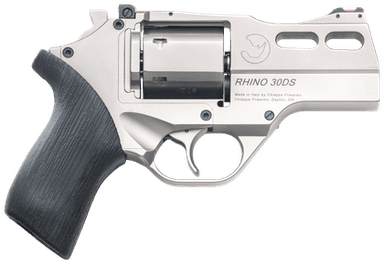 Chiappa Rhino 30SAR .357 Mag Revolver - 3" Nickel, Low Bore Axis Design