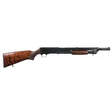 Panzer PA37 Tactical 12ga Pump Shotgun - Black Walnut Finish