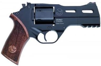 Chiappa Rhino 40 SAR 9mm Revolver - Black Anodized, Fiber Optic Sights