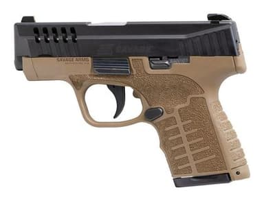 Savage Stance Compact 9MM Luger Pistol - Black/Flat Dark Earth