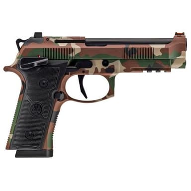 Beretta 92XI Combat Camo Pistol - 9MM, SAO, 10-Round Capacity