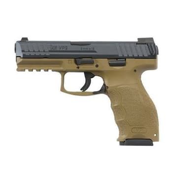 HK VP9 Gen 5 9mm Pistol - FDE, Night Sights, 2x15rd Mags