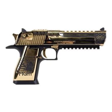 Magnum Research Desert Eagle Mark XIX .50 AE 6in Gold Engraved