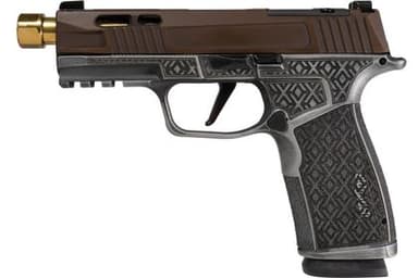Sig Sauer P365 XMacro Shark Coast Tactical Debacle 9mm 3.7in Grey/Brown