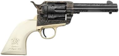 Pietta Great Western II .357 Mag Engraved SAO Revolver - 4.75" Barrel, 6rd