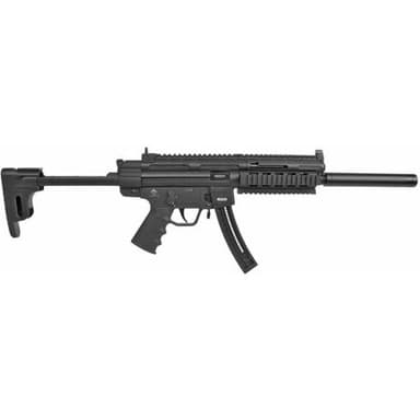 ATI GSG-16 .22 LR Carbine - Matte Black, Collapsible Stock, 22-Rd