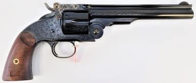Taylor's Classic Schofield .45 Colt Revolver - 7" Blued Elegance