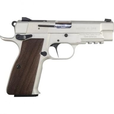 Stainless Steel 9mm Luger Semi-Auto Pistol - 15-Round Capacity