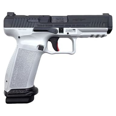 CANIK TP9 METE SFT 9mm Optics-Ready Pistol, White/Black Finish