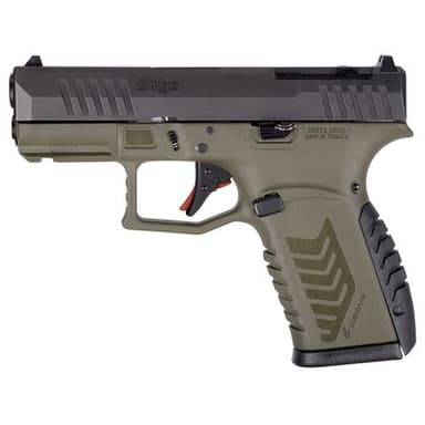 Derya DY9Z 9mm 3.5in Black Slide Olive Drab Green Frame