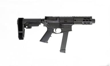 XYZ Tactical 9MM Semi-Auto Pistol, 33-Round, Black Cerakote