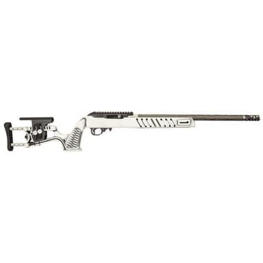 Black Rain Pro .22 LR White Semi-Auto Rifle - Precision Series