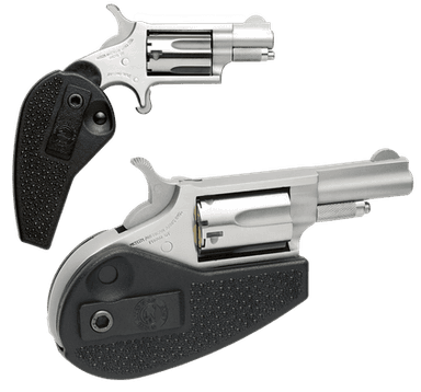 NAA .22 Magnum Mini Revolver - Compact Stainless Holster Grip
