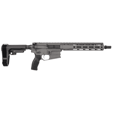 Cobalt Kinetics Pro Light Tactical Pistol, 11.50" Black Barrel Charcoal Picatinny Rail Aluminum Receiver M-LOK Handguard SB Tactical SBA3