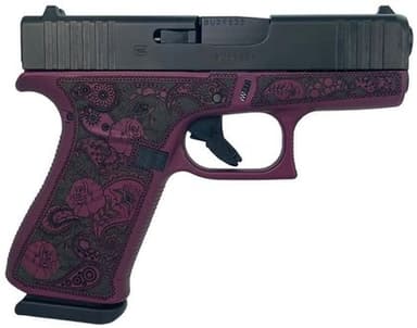 Glock 43X Gen 1 Black Cherry 9mm Compact Pistol, 10-Round Conceal Carry
