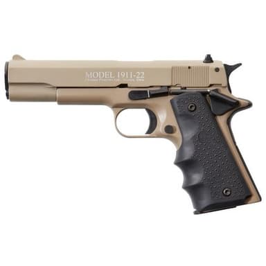 Chiappa 1911-22 .22LR Tan Pistol, Hogue Grips, 10+1 Capacity