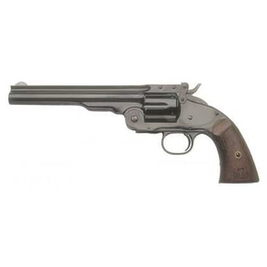 Cimarron Schofield .38 SPL Revolver, 7" Barrel, Black Finish