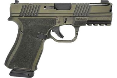 Black Rain Ordnance Frontline+ 9mm Luger 4in Bazooka Green Battleworn