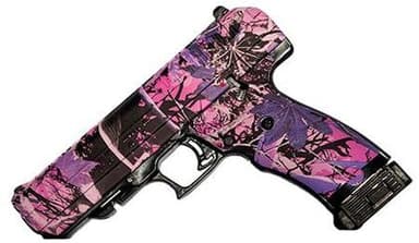 Hi-Point JCP .40 S&W SAO Pistol - Pink Camo Precision Edition