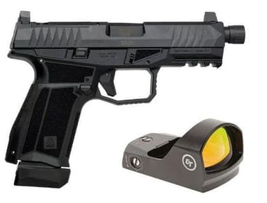 Arex Delta M Tactical 9mm 4.6" Threaded Barrel 17-Rounds w/ Crimson Trace Red Dot