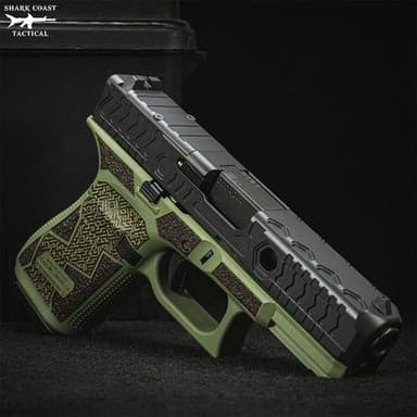 Glock 19 MOS "Kavorka" OD Green / Black 9mm 4.02" Barrel 15-Rounds