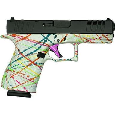 Great Lakes Firearms 19 Striker 9mm 4in Black Splatter White