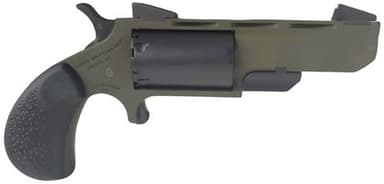 NAA Green Huntsman .22 LR - Compact OD Green Revolver, 2" Barrel