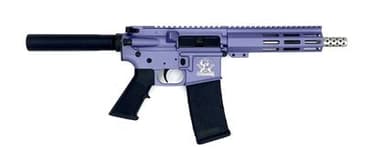 Great Lakes AR-15 .223 Wylde Pistol, 7.5" Purple Cerakote
