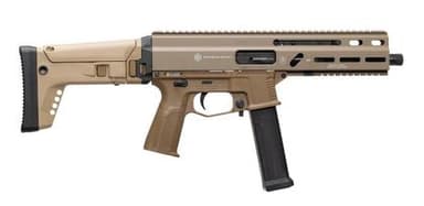Grand Power Stribog SP10A3 Flat Dark Earth 10mm 8" Barrel 20-Rounds w/ Enhanced Stock