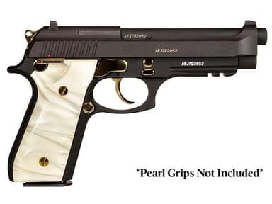 Taurus 92 9mm 5in Matte Black Gold Accents