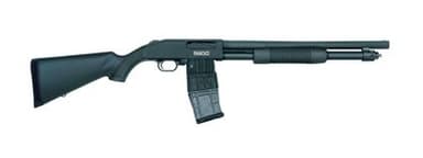 Mossberg 590M Mag-Fed Pump Shotgun - 12ga, 10+1, Blued Finish