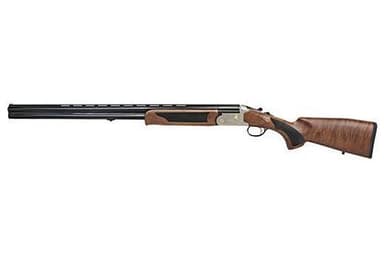 Iver Johnson 600 12 Gauge 30in Silver / Walnut