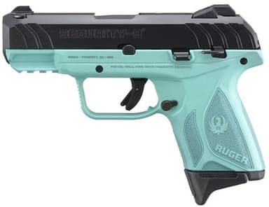 Ruger Security-9 Compact Turquoise 9mm - Sleek & Reliable Carry