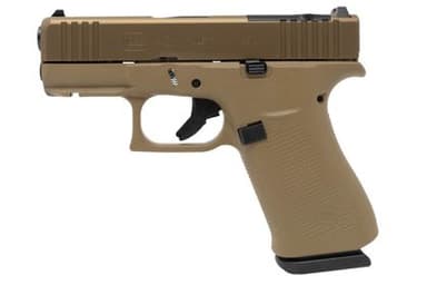 Glock 43X MOS-K Rail 9mm 3.41in FDE
