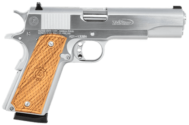 TriStar American Classic Gov 1911 Chrome .45 ACP Wood Grip Pistol