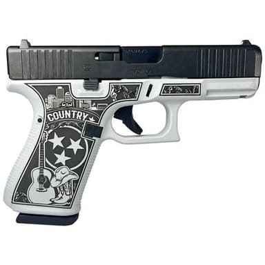 Glock 19 Gen5 Compact 9mm, Tennessee Navy Gray, 15-Round Pistol