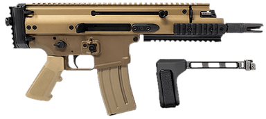 FN SCAR 15P 5.56 NATO 7.5in FDE