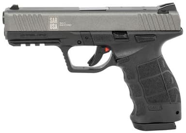 SAR USA SAR9 9mm 4.4in Platinum/Black